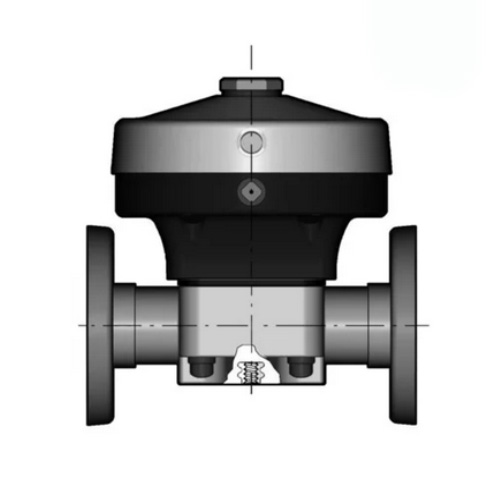 PVDF 2/2-Wege-Membranventil, Ausführung Flansch, DA, EPDM, Typ 285