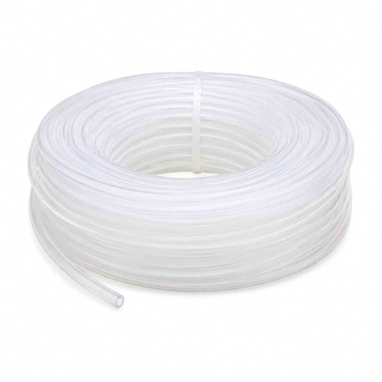 Flexibler PTFE-natur Schlauch, max. 7 bar bei 20&deg;C, 60 Shore D